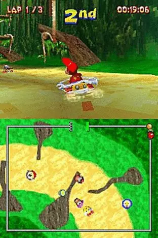 Image n° 4 - screenshots  : Diddy Kong Racing DS