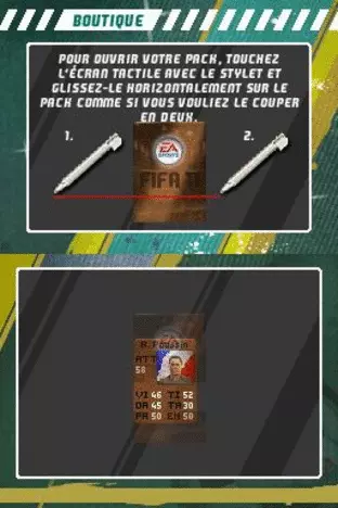 Image n° 4 - screenshots  : FIFA 11 (DSi Enhanced)