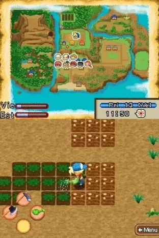 Image n° 3 - screenshots  : Harvest Moon DS - Island of Happiness