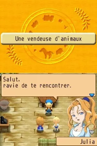 Image n° 4 - screenshots  : Harvest Moon DS - Island of Happiness