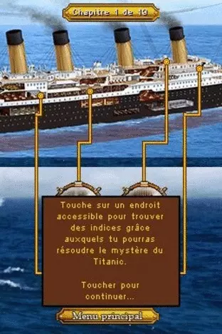 Image n° 3 - screenshots  : Hidden Mysteries - Titanic - Secrets of the Fateful Voyage (Trimmed 239 Mbit)(Intro)
