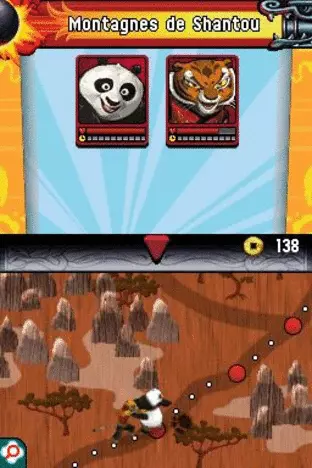 Image n° 5 - screenshots  : Kung Fu Panda 2 (DSi Enhanced)