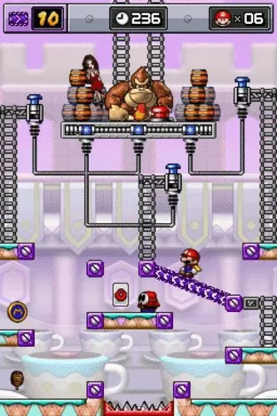 Image n° 5 - screenshots  : Mario vs. Donkey Kong - Mini-Land Mayhem! (v01)(DSi Enhanced)