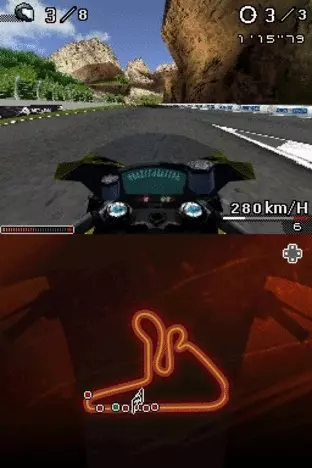Image n° 3 - screenshots  : Moto Racer DS