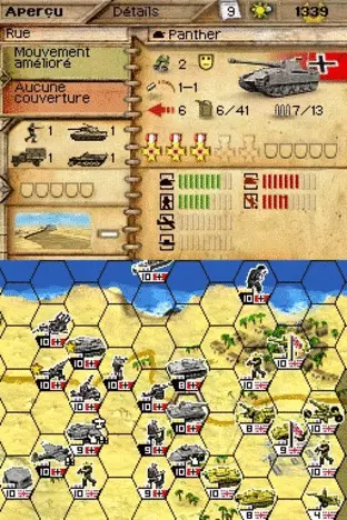 Image n° 3 - screenshots  : Panzer Tactics DS