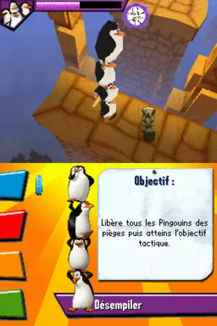 Image n° 4 - screenshots  : Penguins of Madagascar, The (DSi Enhanced)