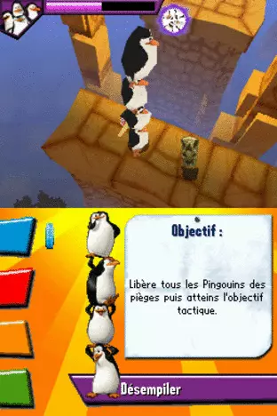 Image n° 4 - screenshots  : Penguins of Madagascar, The (Underdumped 511 Mbit)(DSi Enhanced)