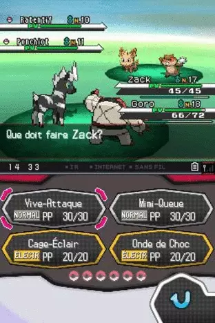 Image n° 5 - screenshots  : Pokemon - Version Blanche (DSi Enhanced)