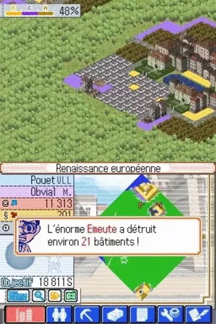 Image n° 4 - screenshots  : SimCity DS (v01)
