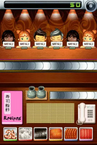 Image n° 4 - screenshots  : Sushi Go-Round (DSi Enhanced)