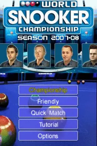 Image n° 4 - screenshots  : World Snooker Championship - Season 2007-08