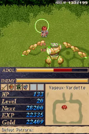 Image n° 3 - screenshots  : Ys II DS