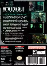Image n° 2 - boxback : Metal Gear Solid - The Twin Snakes (DVD 1)