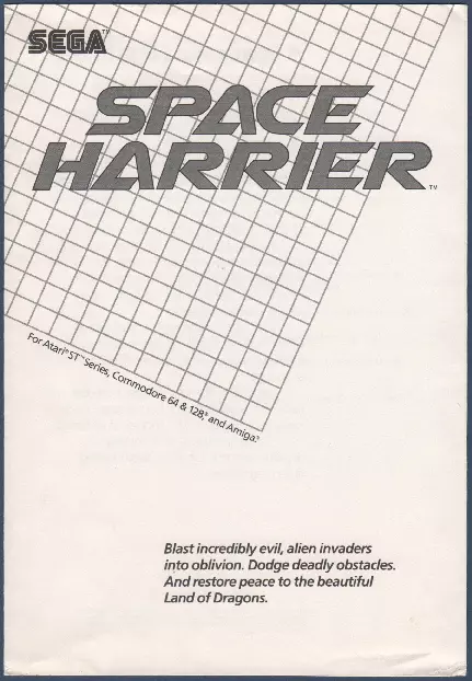 manual for Space Harrier