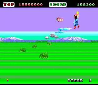 Image n° 5 - screenshots  : Space Harrier