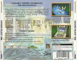Image n° 2 - boxback : Caesars Palace 2000 - Millennium Gold Edition