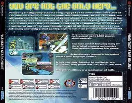 Image n° 2 - boxback : Phantasy Star Online (v2.0)