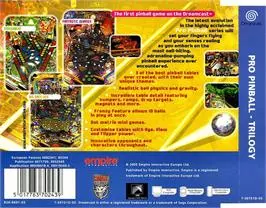 Image n° 2 - boxback : Pro Pinball Trilogy