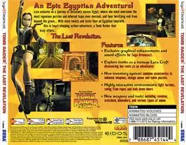 Image n° 2 - boxback : Tomb Raider - The Last Revelation
