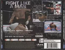 Image n° 2 - boxback : Ultimate Fighting Championship