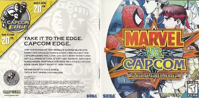 manual for Marvel vs. Capcom - Clash of Super Heroes