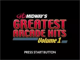 Image n° 4 - titles : Midway's Greatest Arcade Hits Volume 1