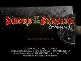 Image n° 4 - titles : Sword of the Berserk - Guts' Rage