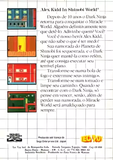 Image n° 2 - boxback : Alex Kidd in Shinobi World