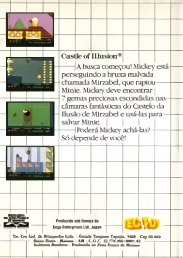 Image n° 2 - boxback : Castle of Illusion Starring Mickey Mouse