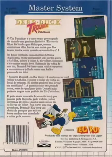 Image n° 2 - boxback : Deep Duck Trouble Starring Donald Duck