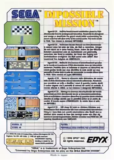 Image n° 2 - boxback : Impossible Mission