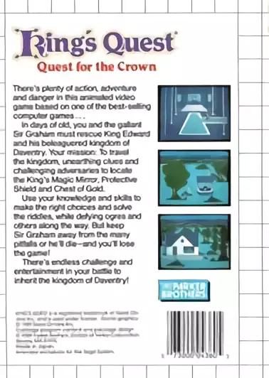 Image n° 2 - boxback : King's Quest Image n° 2 - boxback : King's Quest
