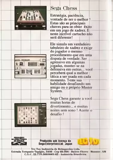 Image n° 2 - boxback : Sega Chess