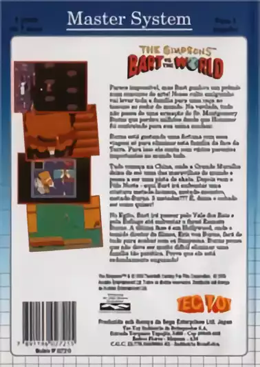 Image n° 2 - boxback : Simpsons, The - Bart vs. The World