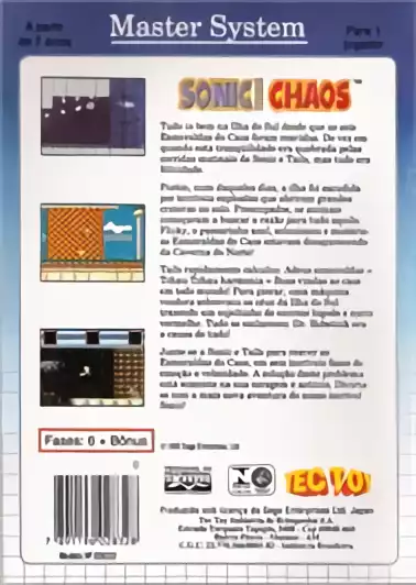 Image n° 2 - boxback : Sonic Chaos