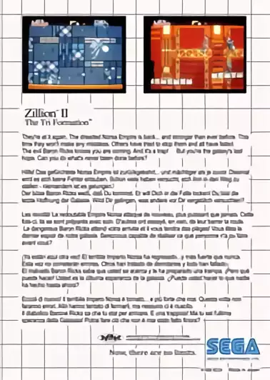 Image n° 2 - boxback : Zillion II - The Tri Formation