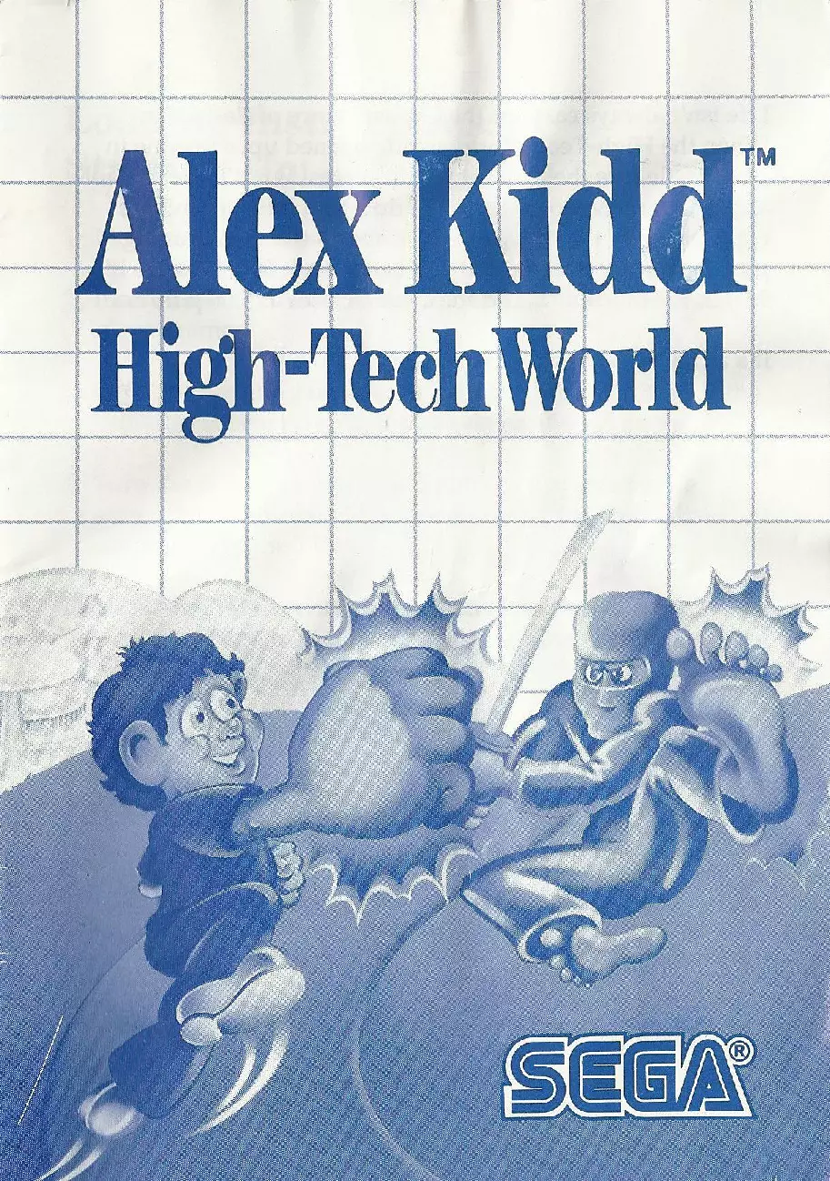 manual for Alex Kidd - High Tech World