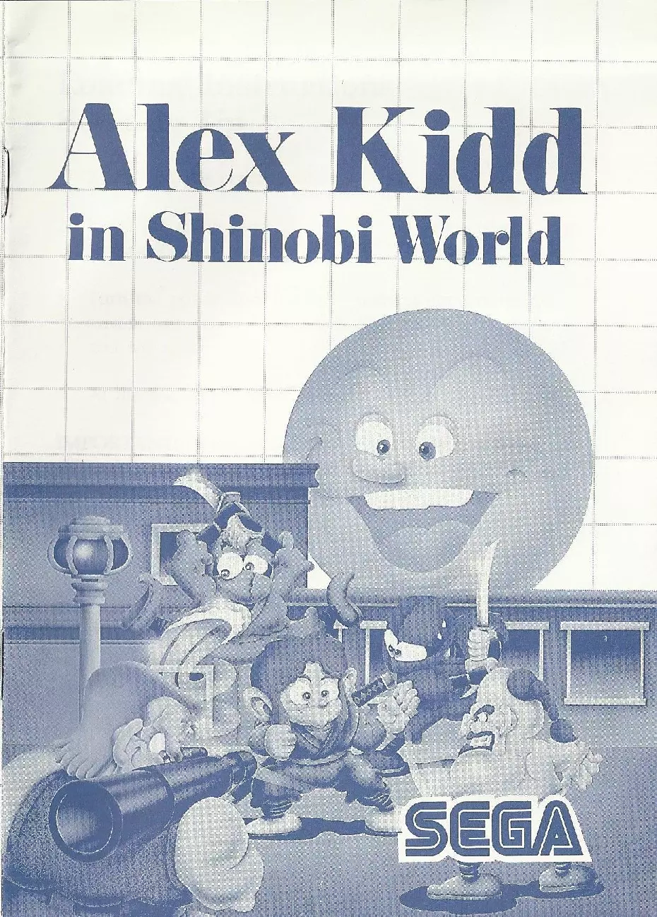manual for Alex Kidd in Shinobi World