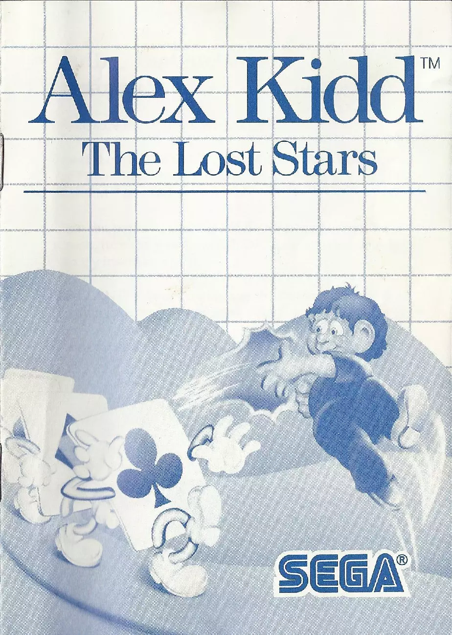 manual for Alex Kidd - The Lost Stars