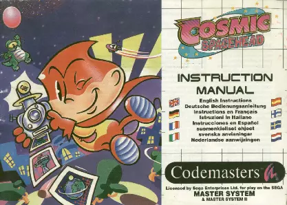 manual for Cosmic Spacehead