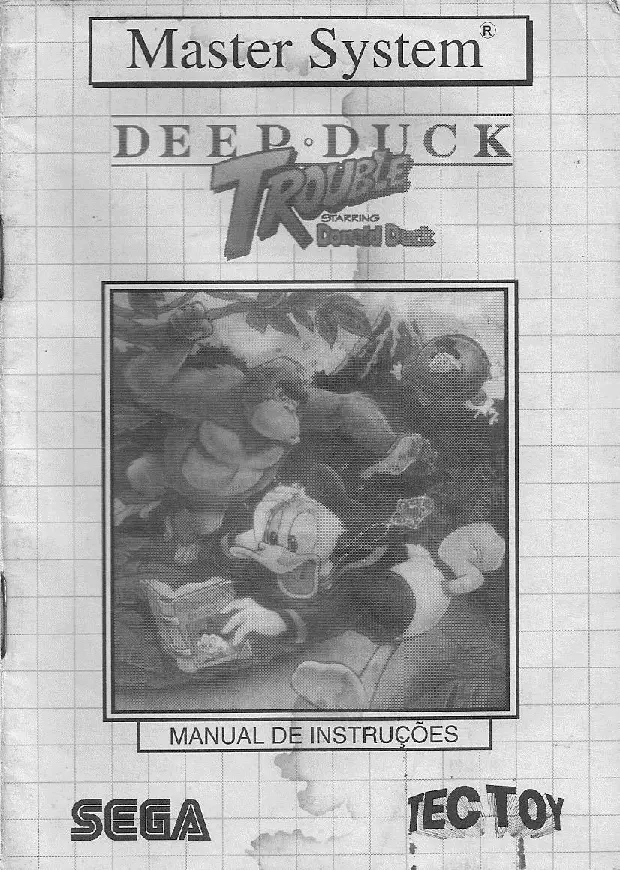 manual for Deep Duck Trouble Starring Donald Duck