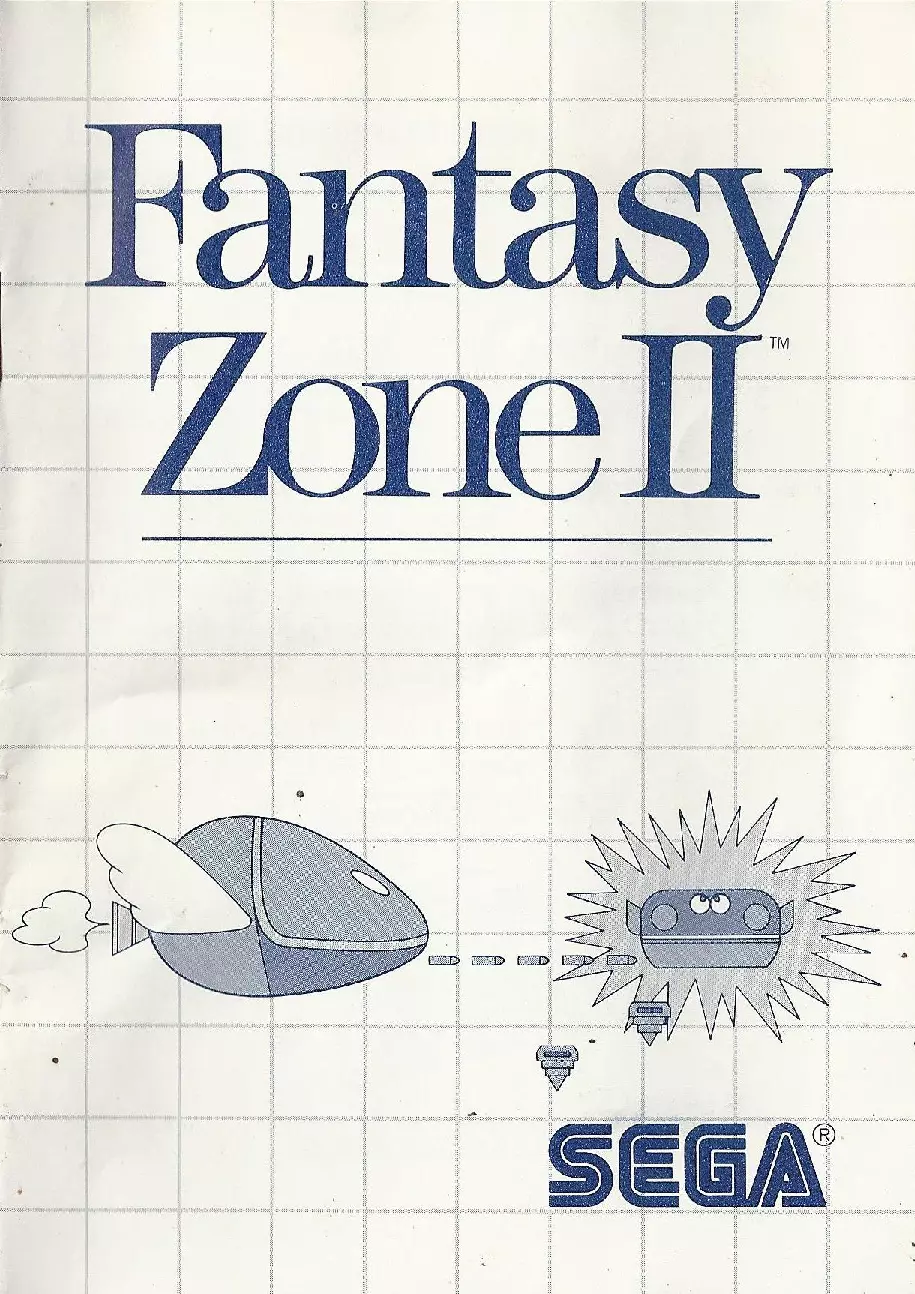 manual for Fantasy Zone II - The Tears of Opa-Opa