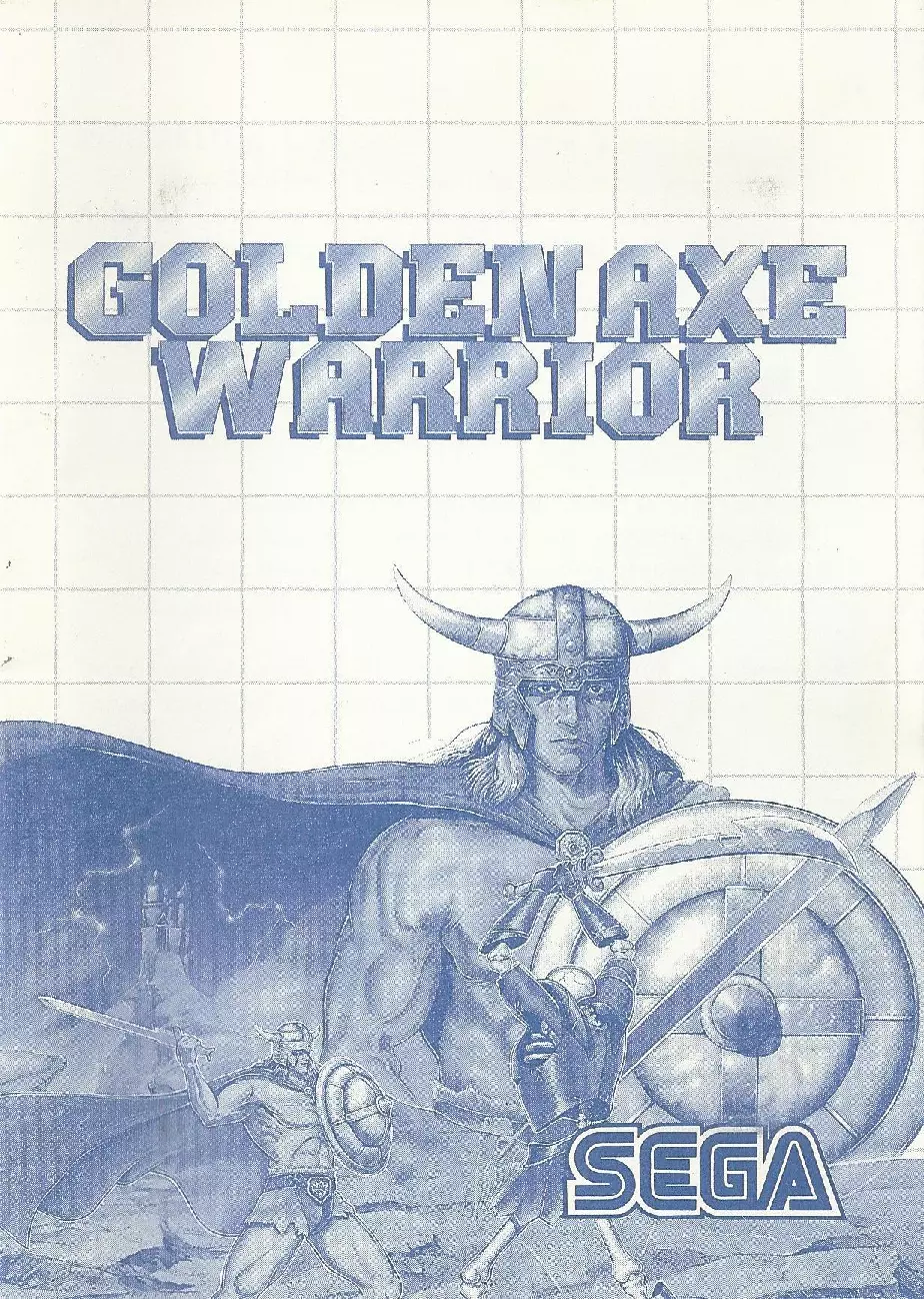 manual for Golden Axe Warrior