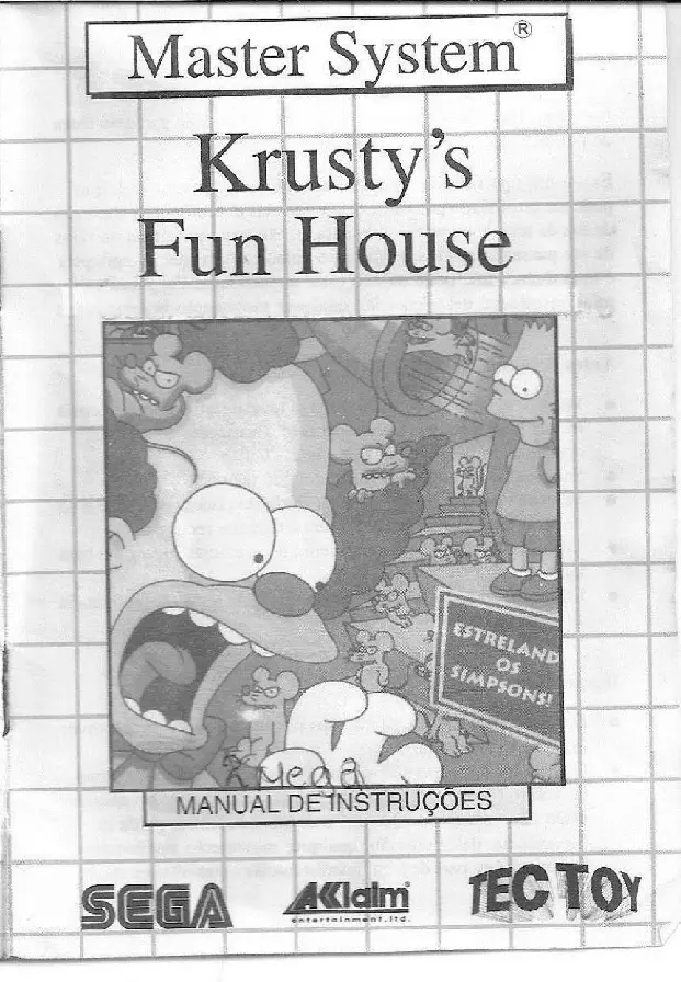 manual for Krusty's Fun House