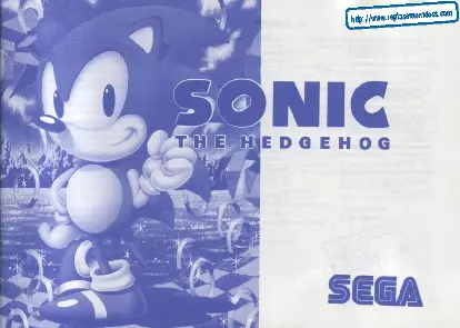 manual for Sonic the Hedgehog