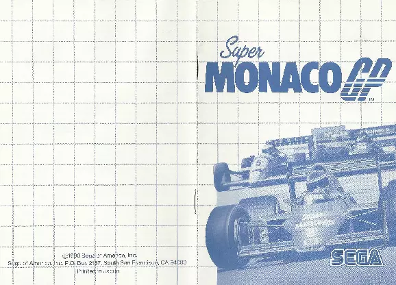 manual for Super Monaco GP