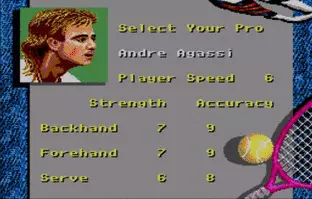 Image n° 4 - screenshots  : Andre Agassi Tennis