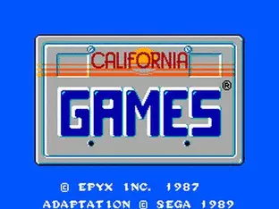 Image n° 4 - screenshots  : California Games