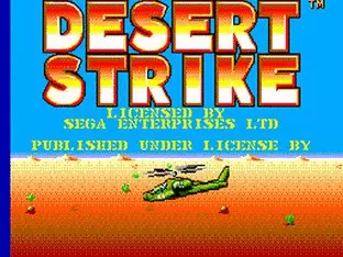 Image n° 1 - screenshots  : Desert Strike