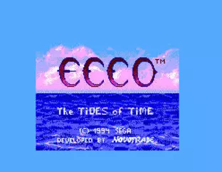 Image n° 7 - screenshots  : Ecco the Dolphin